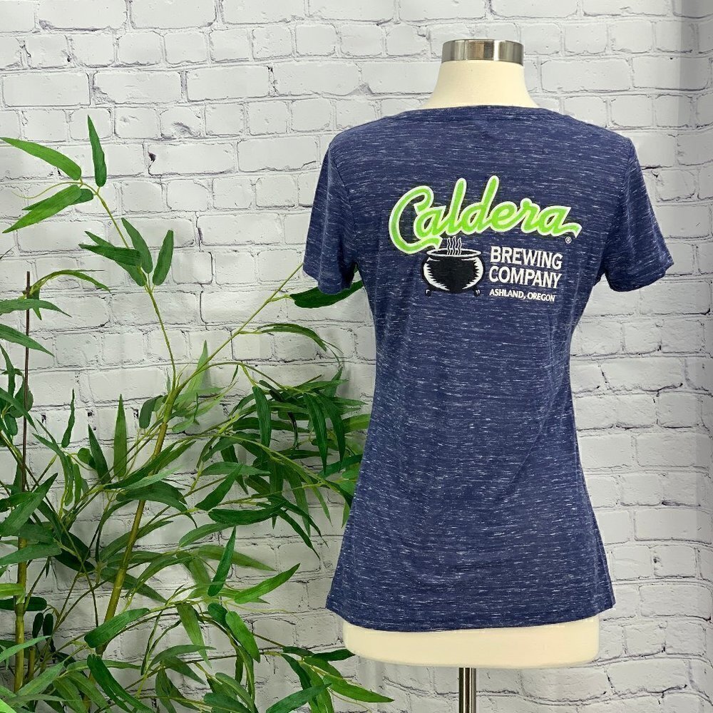 🎉Bella Caldera Brewing Graphic Tee Heather Blue - Picture 3 of 5